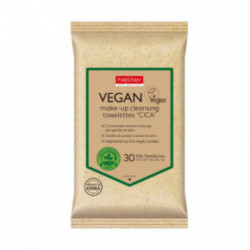 Purederm Vegan Make-Up Towelettes CICA Veganiškos makiažo valymo servetėlės 30vnt
