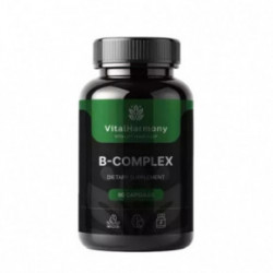 Vitalharmony B Complex Vitamino B kompleksas 90 kapsulių