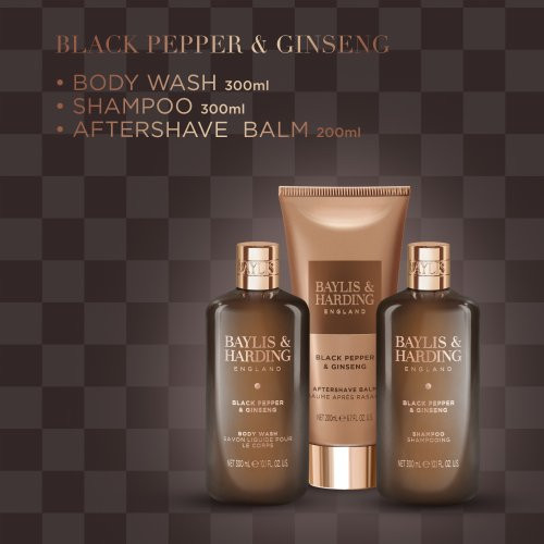Baylis & Harding Luxury Bathing Trio Prabangus prausimosi rinkinys vyrams