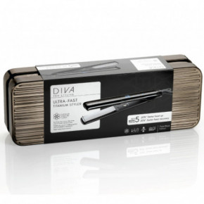 Diva Pro Styling Ultra Fast Titanium Professional Straightener Taisnotājs ar titāna plāksnēm 1gab.