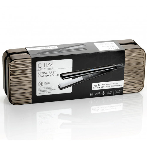 Diva Pro Styling Ultra Fast Titanium Professional Straightener Tiesintuvas su titano plokštėmis 1 vnt.