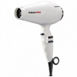 BaByliss PRO Levante Hairdryer Plaukų džiovintuvas su jonų generatoriumi White