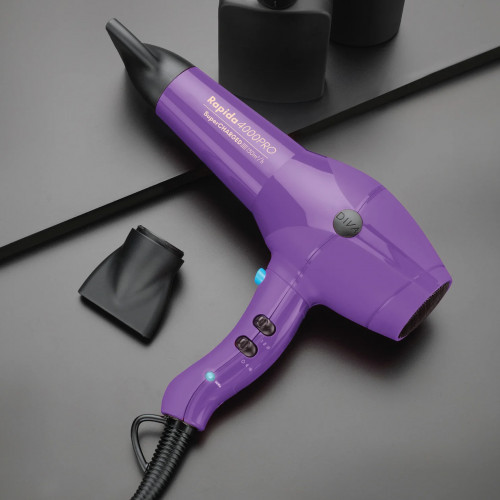 Diva Pro Styling Rapida 4000 Pro Hair Dryer Plaukų džiovintuvas Onyx