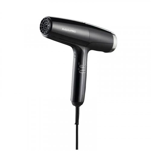 BaByliss PRO Falco High Speed Blow Dryer Plaukų džiovintuvas Black & Silver