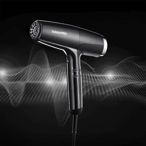 BaByliss PRO Falco High Speed Blow Dryer Plaukų džiovintuvas Black & Silver