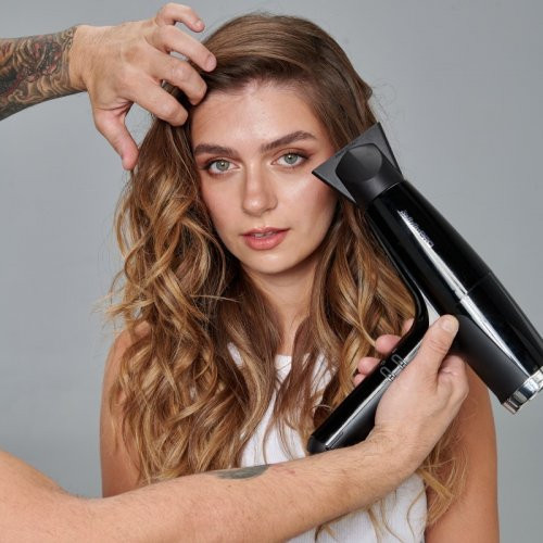 BaByliss PRO Falco High Speed Blow Dryer Plaukų džiovintuvas Black & Silver