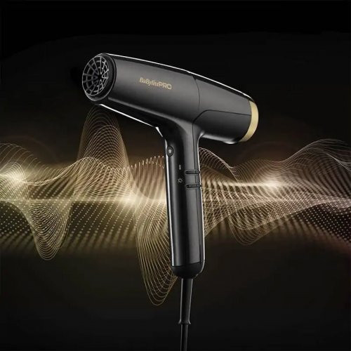 BaByliss PRO Falco High Speed Blow Dryer Plaukų džiovintuvas Black & Silver
