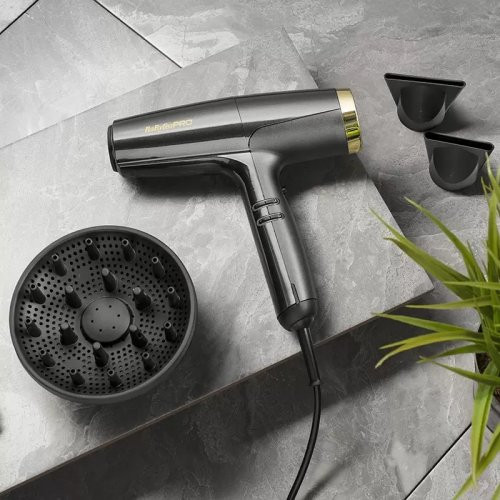 BaByliss PRO Falco High Speed Blow Dryer Plaukų džiovintuvas Black & Silver