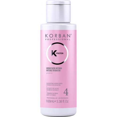 Korban Professional K-Protein Intense Hydrator - 4 Intensyvus plaukų drėkiklis 100ml