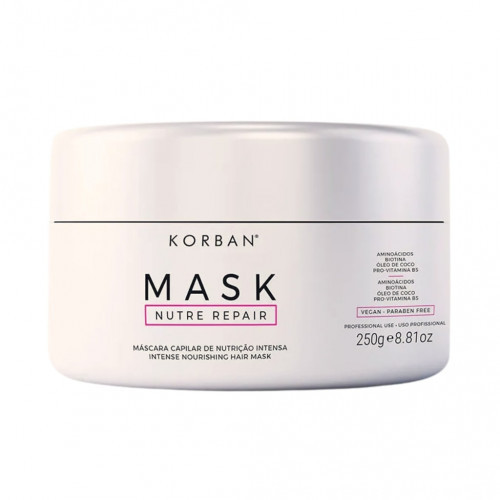 Korban Professional Mask Nutre Repair Atstatomoji plaukų kaukė 250g