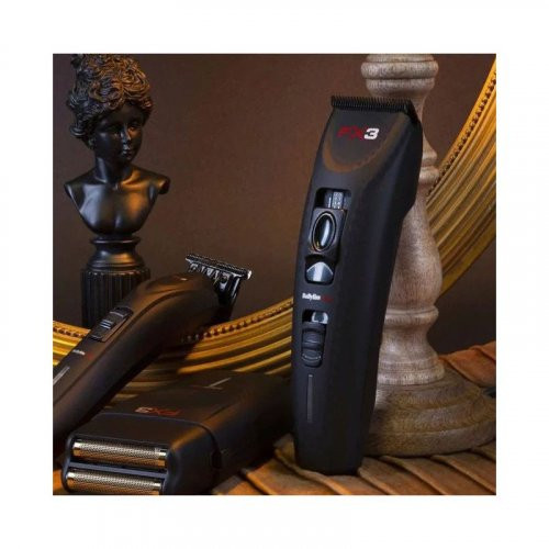 BaByliss PRO Black Titanium Double Foil Shaver Mobili įkraunama plaukų skutimo mašinėlė Black