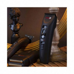 BaByliss PRO Black Titanium Double Foil Shaver Mobili įkraunama plaukų skutimo mašinėlė Black