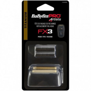 BaByliss PRO FX3 Shaver-Foil 2Cut Heads Võrgustiku ja terade komplekt Black