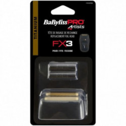 BaByliss PRO FX3 Shaver-Foil 2Cut Heads Tinklelio ir peiliukų rinkinys Black