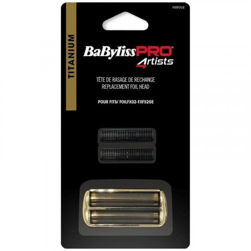 BaByliss PRO Replacement Foil Head 2 Cutters Pakaitinis rinkinys plaukų skutimo mašinėlei Gold