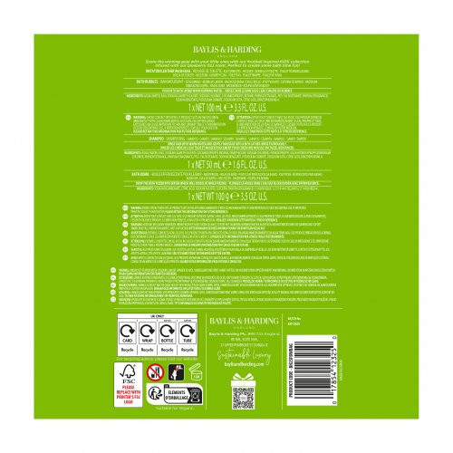 Baylis & Harding Football Stars Wash Bag Gift Set Dovanų rinkinys vaikams