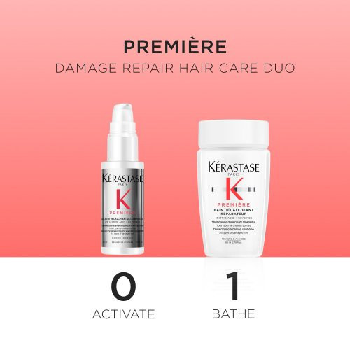 Kérastase Première Damage Repair Hair Care Duo 2 žingsnių atkuriamoji rutina pažeistiems plaukams 80ml + 45ml