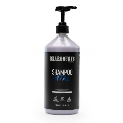 Beardburys Vital Shampoo Plaukų šampūnas nuo pleiskanų 330ml