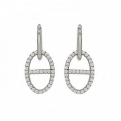 Nilly Sidabriniai auskarai su cirkoniais KS938871