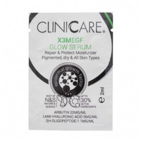 Cliniccare X3M EGF Glow Serum Moisturizer Step 3 Serums ar antipigmentācijas iedarbību 2ml