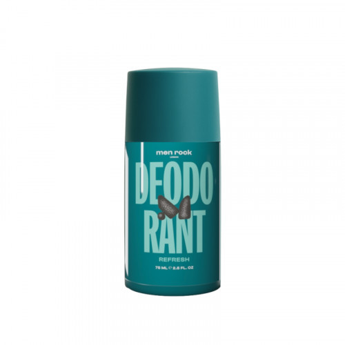 Men Rock Deodorant Refresh Žaliosios arbatos ir laimų aromato dezodorantas 75ml