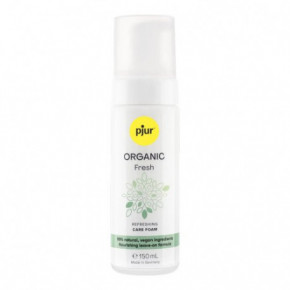 Pjur Organic Fresh Refreshing Care Foam Nenoskalojams intīmās higiēnas kopšanas līdzeklis 150ml