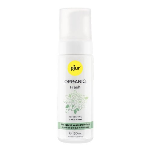 Pjur Organic Fresh Refreshing Care Foam Nenuplaunama intymios higienos priežiūros priemonė 150ml