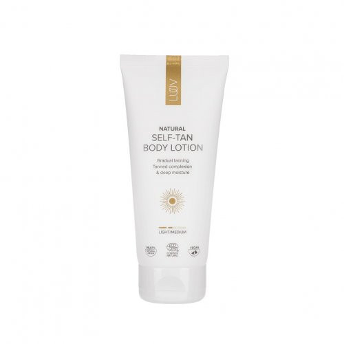 Luuv Self-tanning Body Lotion Light/Medium Šviesus/vidutinio tamsumo savaiminio įdegio losjonas 150ml
