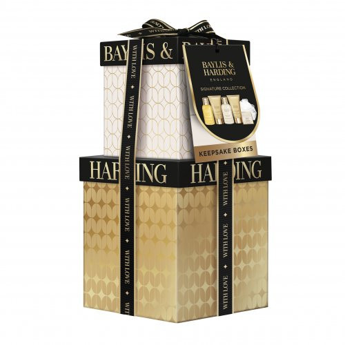 Baylis & Harding Sweet Mandarin & Grapefruit Luxury Pamper Present Gift Box Set Šventiškai supakuotas kūno priežiūros priemonių rinkinys