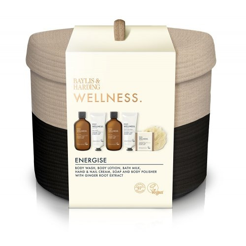 Baylis & Harding Wellness Luxury Bathing Basket Gift Set Dovanų rinkinys