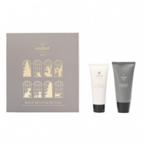 Hadat Cosmetics Root Revival Hair System Kit Plaukų šaknų atkūrimo priemonių rinkinys