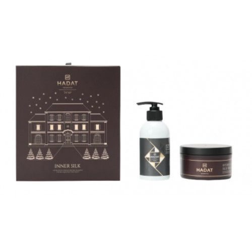 Hadat Cosmetics Inner Silk Hair Kit Plaukus stiprinantis rinkinys 1 vnt.