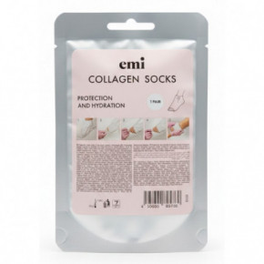 E.Mi Collagen Socks Kolagēna zeķes pēdu kopšanai 1 pair