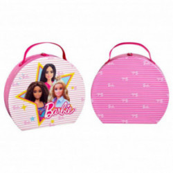 Barbie Round Makeup Case Lėlės Barbės grožio rinkinys 1 vnt.