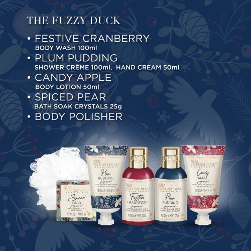 Baylis & Harding The Fuzzy Duck Winter Wonderland Luxury Pamper Gift Set Šventinis kūno priežiūros priemonių rinkinys