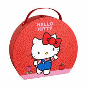Hello Kitty Round Makeup Case Katytės Kitės grožio rinkinys 1 vnt.