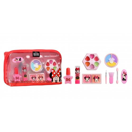 Disney Minnie Mouse Makeup Toiletry Bag Pelytės Minės rinkinys su kosmetine 1 vnt.