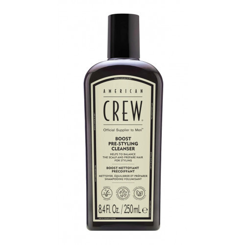 American Crew Boost Pre-Styling Shampoo Šampūnas ploniems plaukams vyrams 250ml