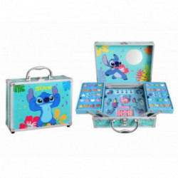 Disney Stitch Makeup Case with Folding Trays Stičo grožio lagaminas 1 vnt.