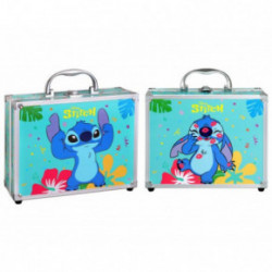 Disney Stitch Makeup Case with Folding Trays Stičo grožio lagaminas 1 vnt.