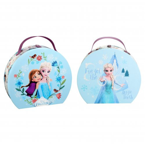 Disney Frozen Round Makeup Case Grožio rinkinys 1 vnt.