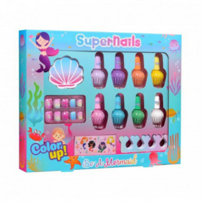 Color Up! Mermaid Super Nails Set Küünehoolduskomplekt lastele Mermaid