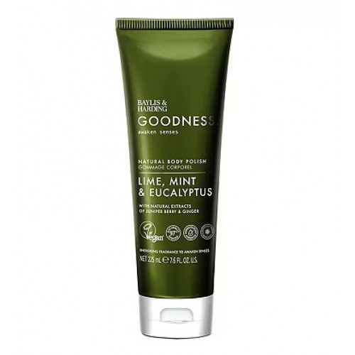 Baylis & Harding Goodness Awaken Lime, Mint & Eucalyptus Body Polish Kūno šveitiklis 225ml