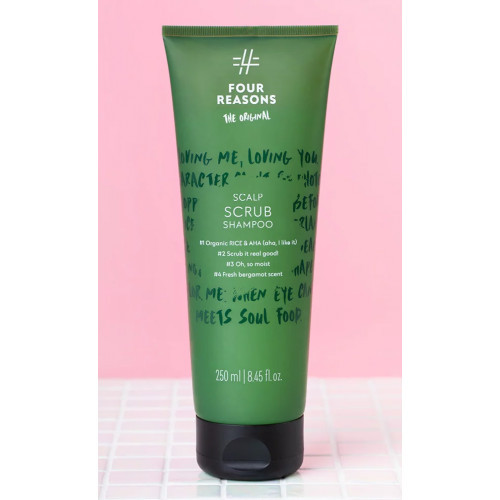 Four Reasons Scalp Scrub Shampoo Šveičiamasis ir drėkinamasis šampūnas 250ml