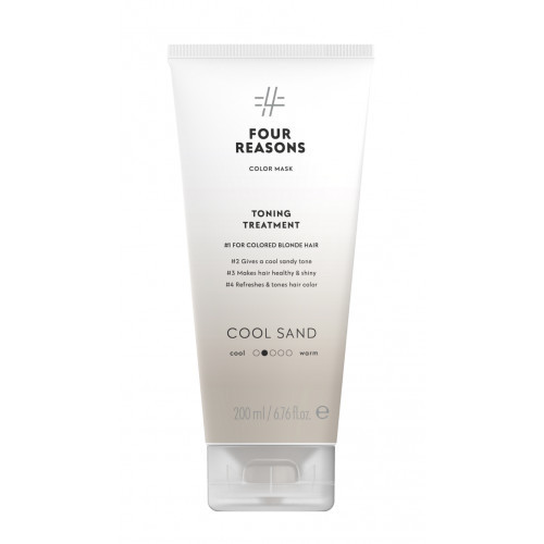 Four Reasons Toning Treatment Cool Sand Tonuojantis plaukų kondicionierius 200ml