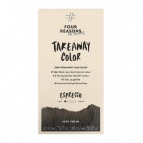 Four Reasons Demi-Permanent Hair Color Matu krāsa 4.1 Cool Dark Brown