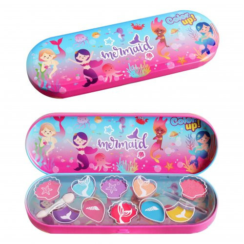 Color Up! Mermaid Makeup Mini Tin Set Vaikiškas kosmetikos rinkinys 1 vnt.