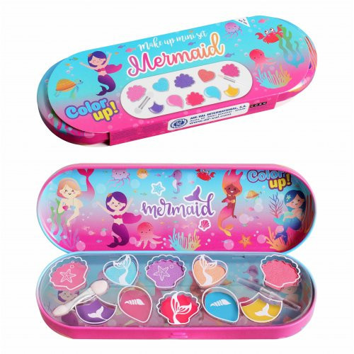 Color Up! Mermaid Makeup Mini Tin Set Vaikiškas kosmetikos rinkinys 1 vnt.
