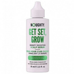 Noughty Get Set, Grow Density Boosting Scalp Serum Plaukų augimą skatinantis serumas su hialurono rūgštimi ir žirnių kompleksu 75ml