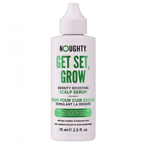Noughty Get Set, Grow Density Boosting Scalp Serum Plaukų augimą skatinantis serumas su hialurono rūgštimi ir žirnių kompleksu 75ml
